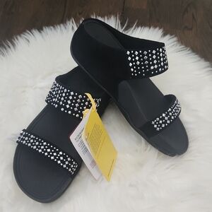 NWT. FitFlop Novy Slide Sandal Sz.8